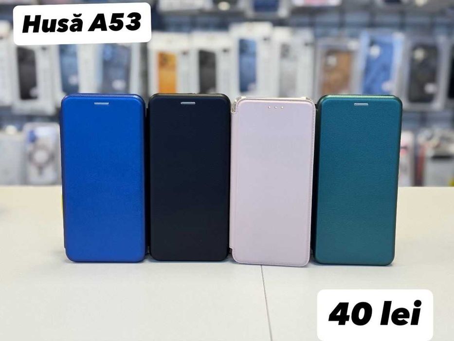 Husă tip carte , folie, cablu, încărcător  Samsung A53