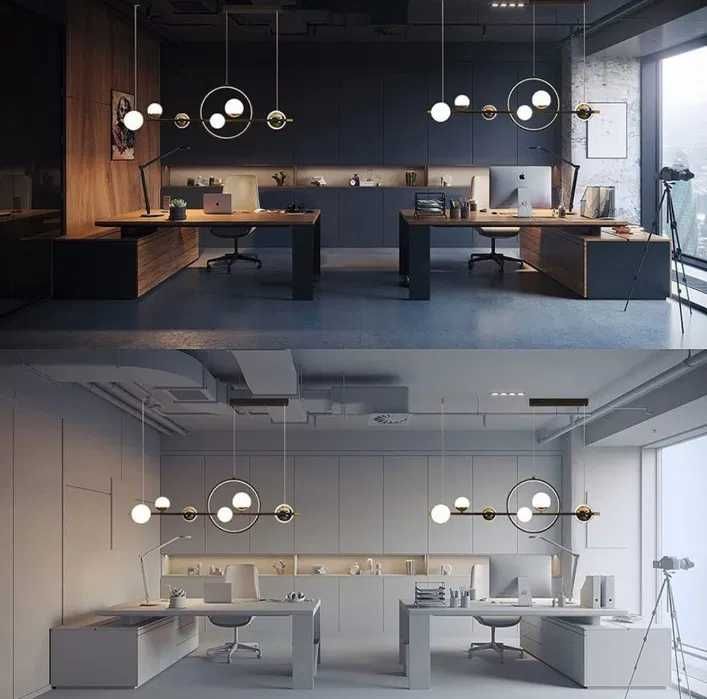 Дизайнерско LED осветително тяло, висящо ЛЕД висящи лампи, модерни