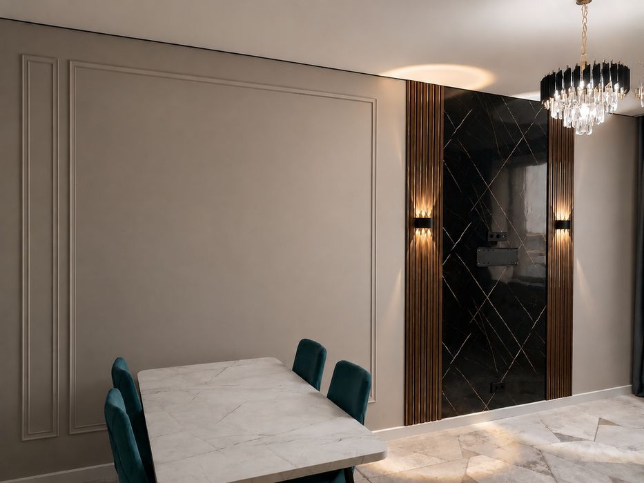 потолок, стена краска