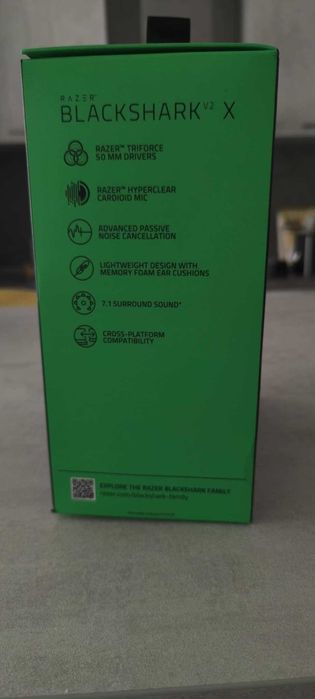 Гейминг слушалки Razer - Blackshark V2 X, черни