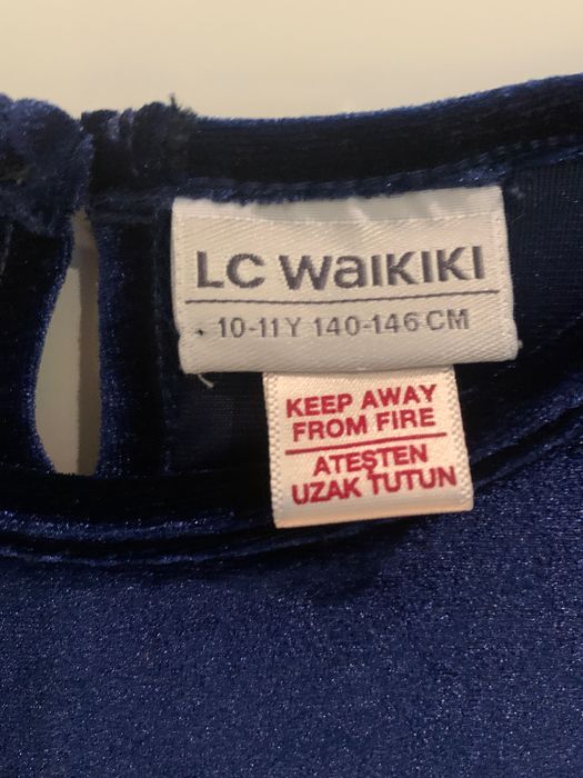 Детска рокля 10-11г размер 140-146см