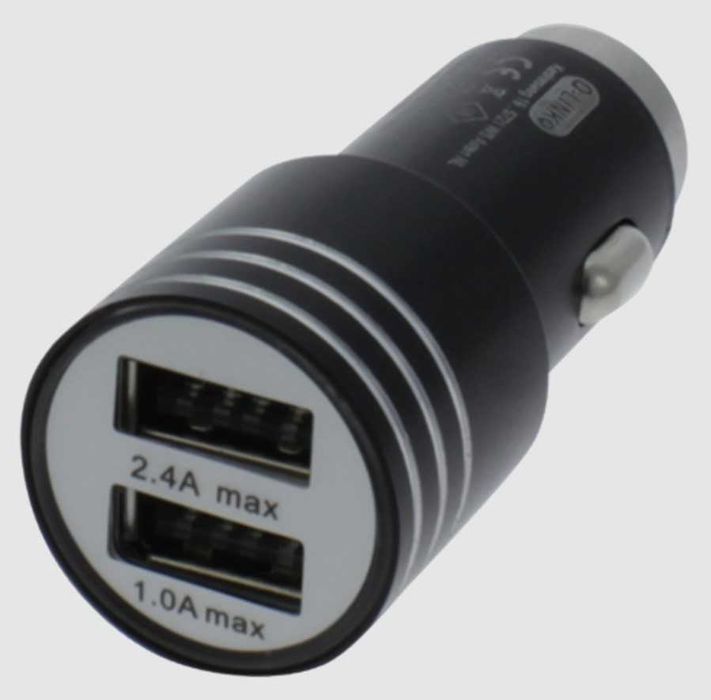 Set 8 buc, Încărcător telefon auto 12V 24V cu 2 porturi USB