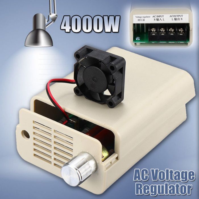 Variator tensiune regulator turatie pentru motor 4000w cu ventilator!