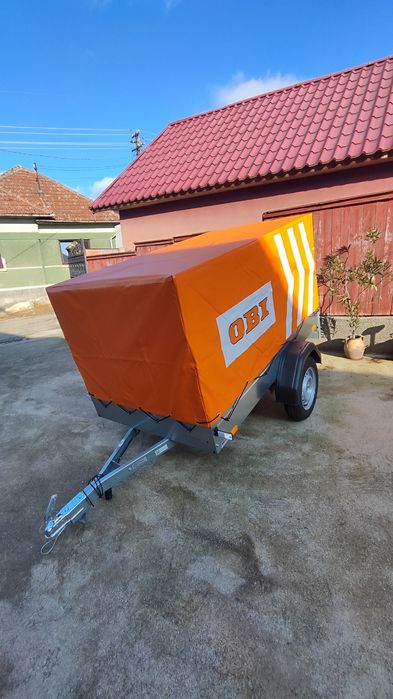 Remorcă 750 kg Stema nouă, înmatriculată!