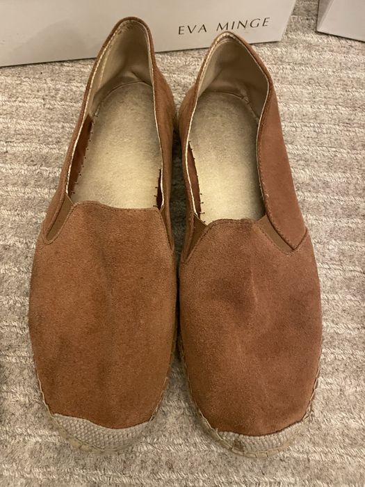 4 perechi espadrile Eva Minge, piele intoarsa.