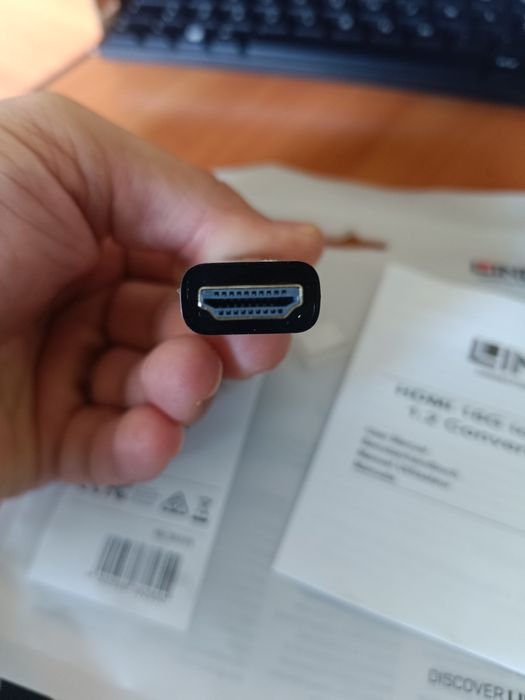 Adaptor HDMI la DisplayPort Lindy Premium suport 4K