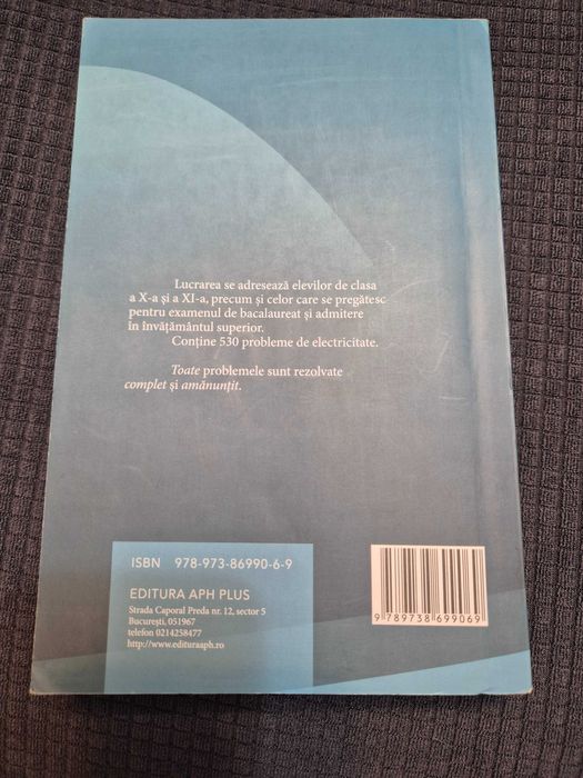 Probleme rezolvate de fizica - Electricitate, autor A. Hristev