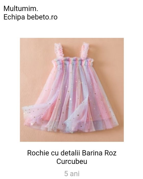 Rochita noua marimea 5 ani