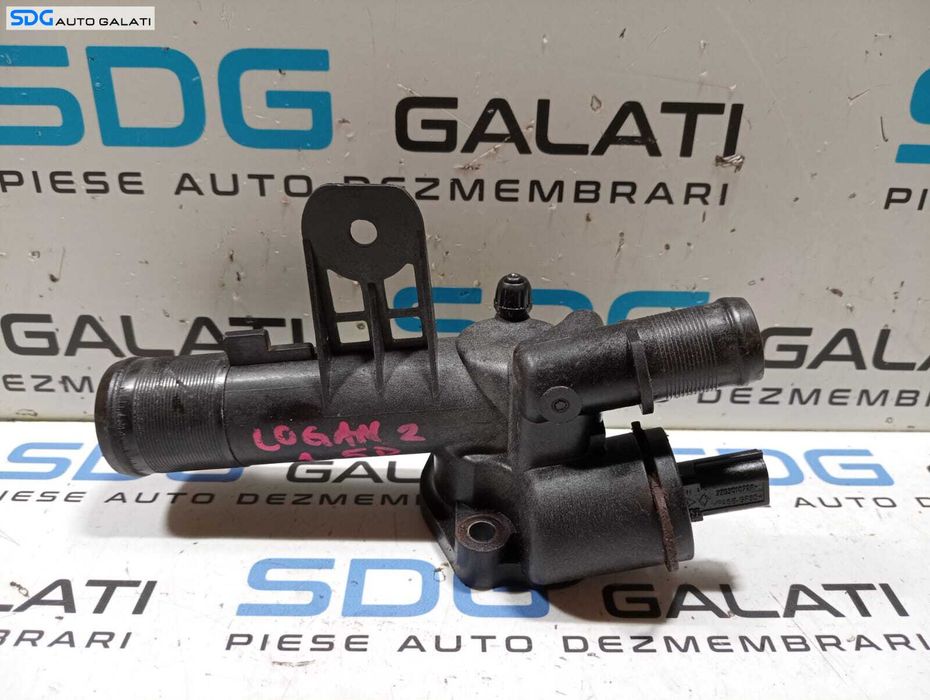 Corp Carcasa Termostat Racire cu Senzor Temperatura Apa Dacia Logan 2 1.5 DCI 2002 - 2020 Cod 8200954320C [M5472]