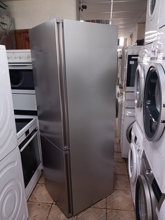 Иноксов комбиниран хладилник с фризер Бош Bosch No Frost  А+++Гаранция