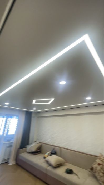 Натяжные потолки квадрат за 1500