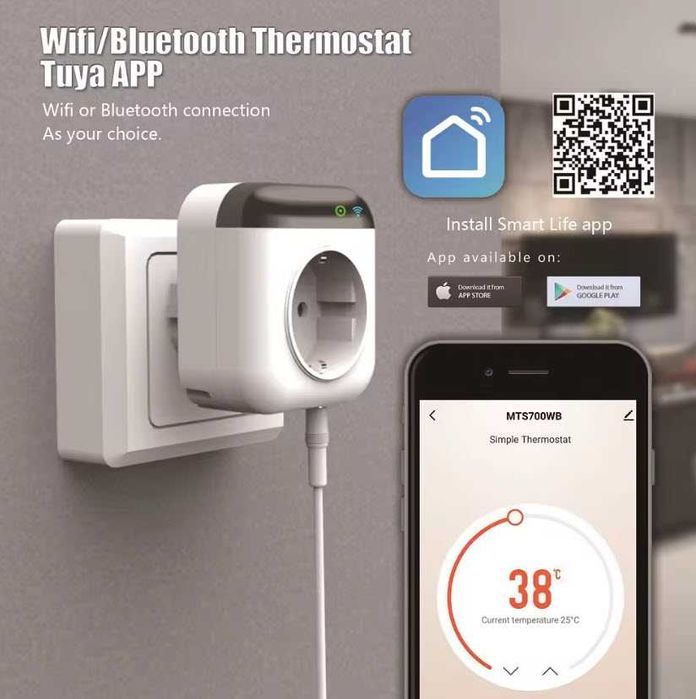 Priza Termostat Electronic wifi Smart Life