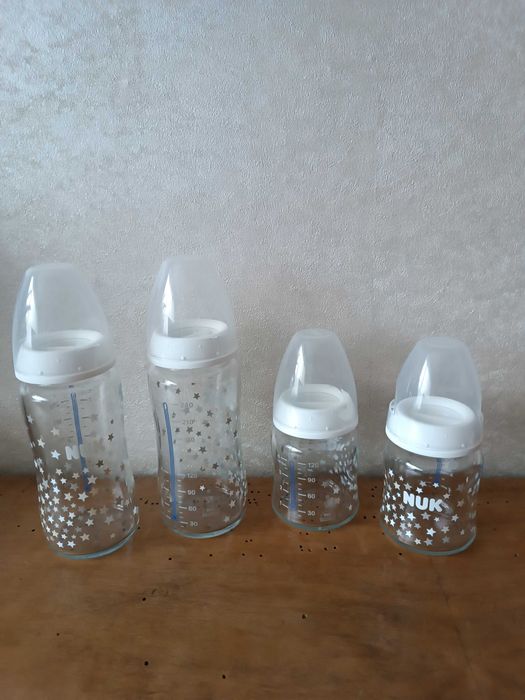 Стъклени шишета Nuk