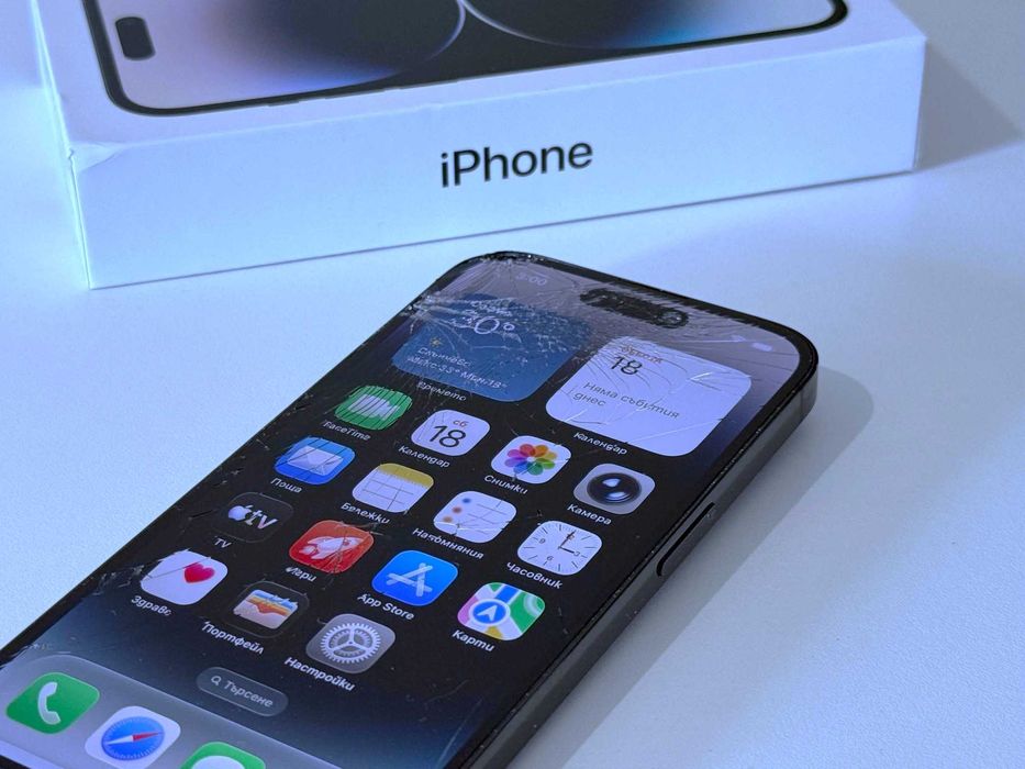 Бартер! iPhone 14 Pro 256GB Space Black (Черен)