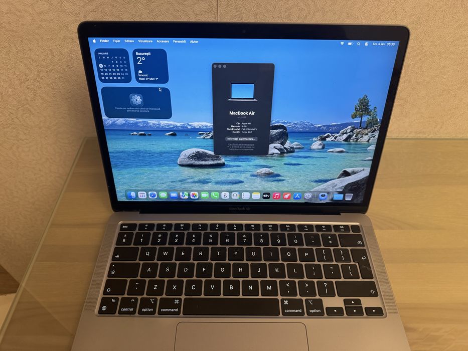 Macbook Air M1 - 8GB Ram - 256 SSD - Cumparat 2023 - Stare F Buna