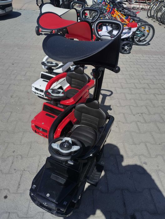 MERCEDES Кола за яздене с дръжка и сенник Mercedes-benz G350d