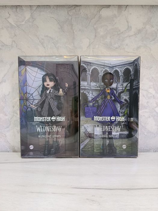 Monster High Wednesday Adams and Bianca