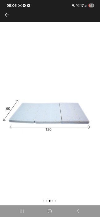 Saltea pentru pătuț co-sleeper.