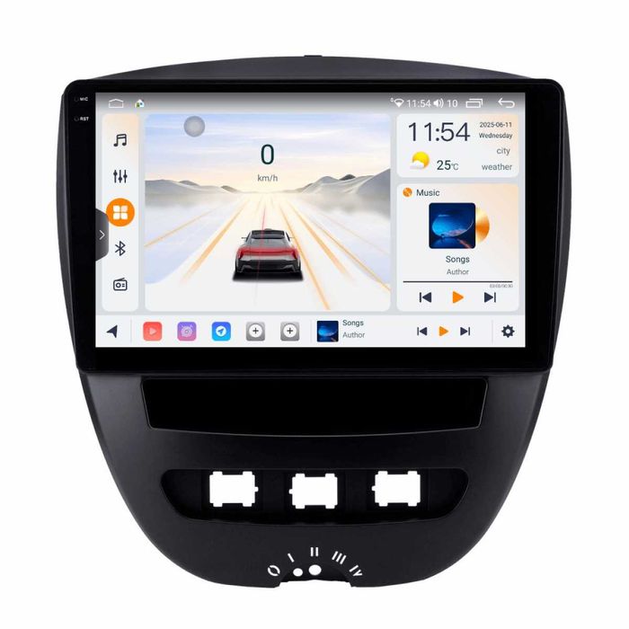 9 инчова мултимедия за Peugeot 107 / Toyota Aygo / Citroen C1 2005-2014 + Подарък камера