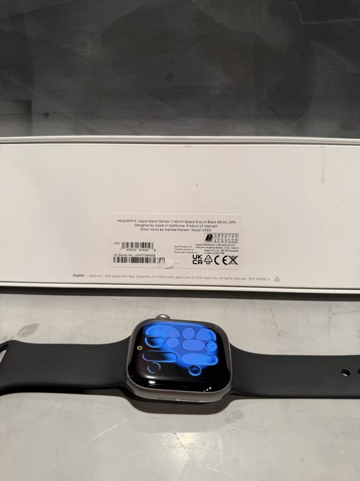 100% батерия! КАТО ЧИСТО НОВ Apple Watch 11 42 mm GPS Space Gray