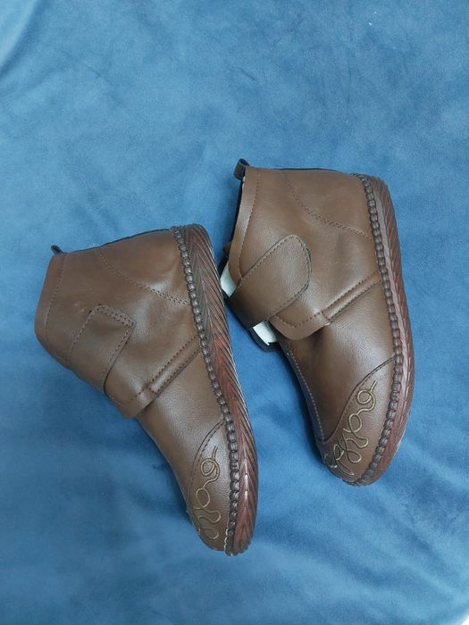 Ботинки кожанные