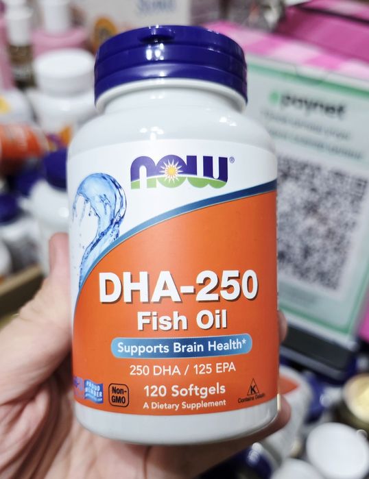 ДОСТАВКИ НЕТ Now omega DHA 120шт. 140000сум
