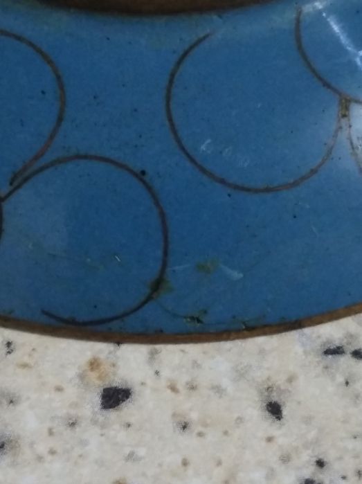 Декоративное блюдце/розетка клуазоне Китай