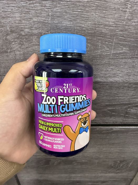 21century Zoo Friends Multi 60gummies
