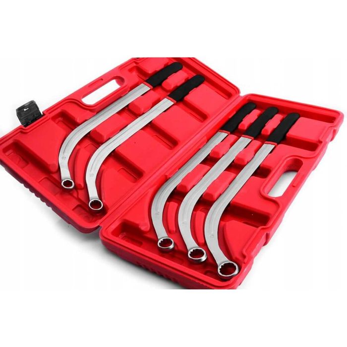 НЕМСКИ Комплект Ключове За Клинов И Зъбчат Ремък 5 части + ЛЕД ФЕНЕР