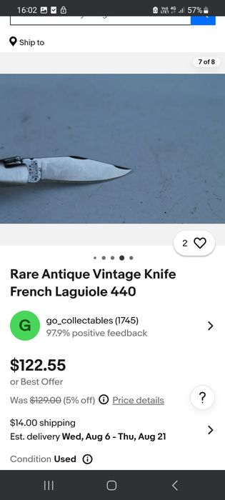 Briceag Laguiole 60mm.