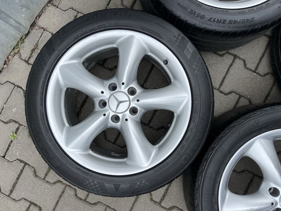 Jante aliaj 5x112mm, 245/45 R17, 225/50 R17,  Mercedes C E CLK SLK
