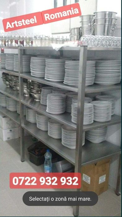 RAFT Inox 4 Polite FABRICA / RASTEL Inox pe Dim / RAFTURI Inox STOC /