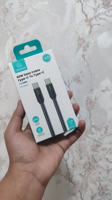 Новый шнур ашылмаған 60w type-c