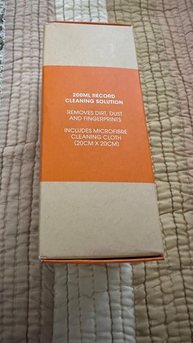 Set curățare discuri vinil perie și soluție noi