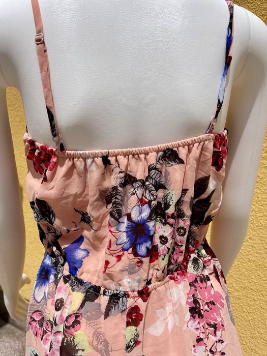 Rochita de vara piersica cu flori marime S