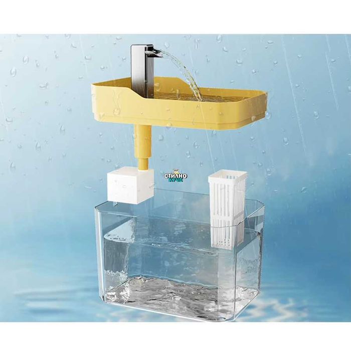 Автоматична поилка за коте/куче с вместимост 1,5литра Фонтан за котка