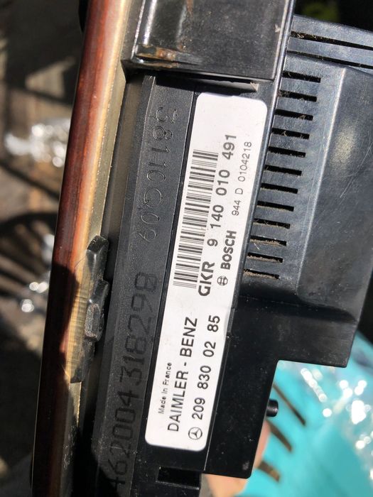 Управления за клима и други за w203