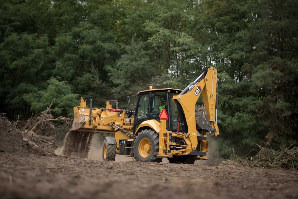 Экскаватор юклагич Cat 428, Экскаватор погрузчик Cat 428