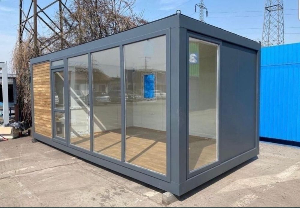 Container containere birou vitrina fast food showrrom chiosc parc auto