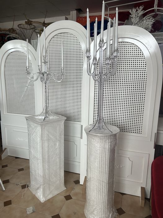 Свещници без свещи, два модела ……………..;..;……………………………………………………………………..