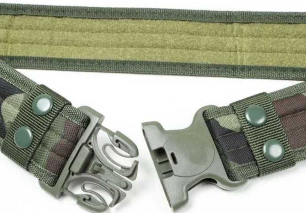 Centura / Curea tactica militara camuflaj, combat, vanatoare, pescuit
