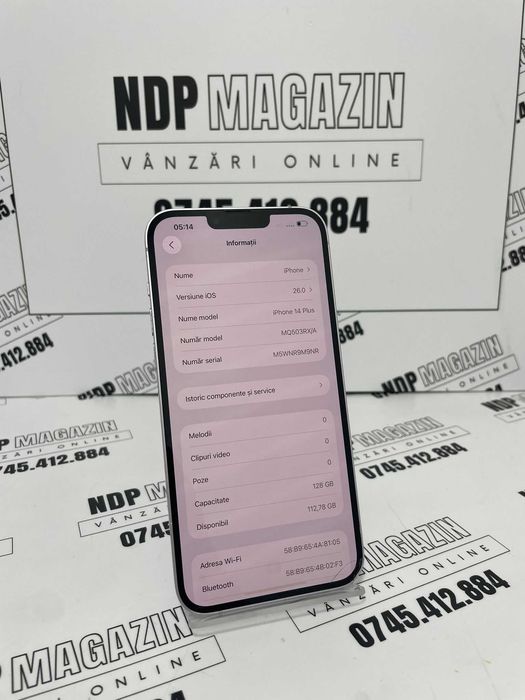 NDP Amanet NON-STOP Sos. Giurgiului 119 IPHONE 14 PLUS (42656)
