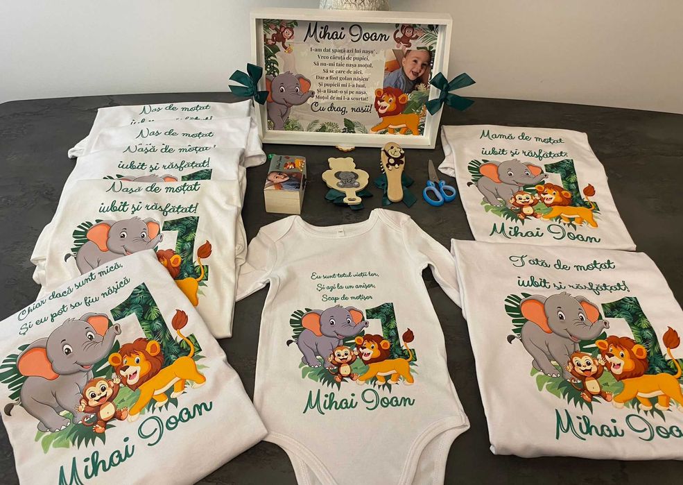 Set tricouri personalizate 1 an