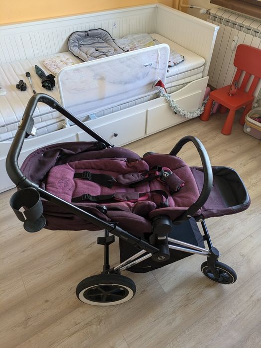 Бебешка / детска количка Cybex Priam Gold модел 2017, лилава