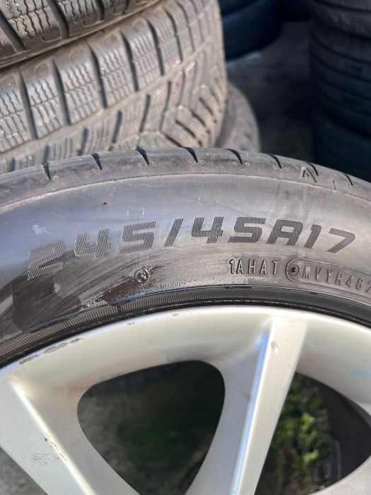 Джанти с летни гуми за бмв 5×120