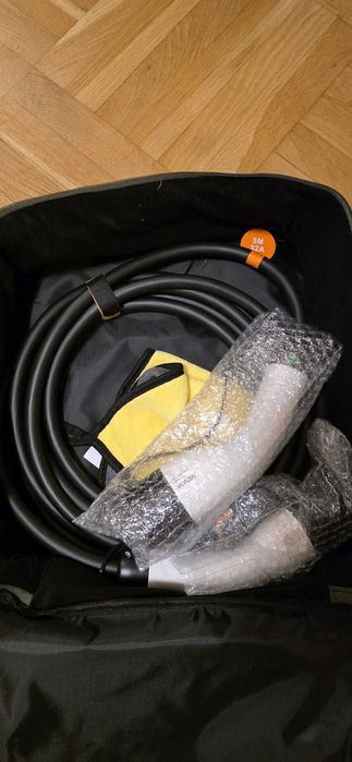 Cablu incarcare EV Tip2 32A - NOU + Geanta transport