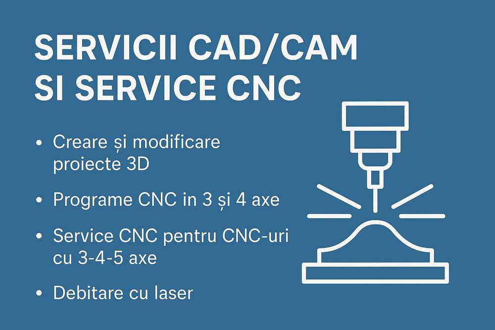 Creare de modele pentru diferite proiecte de CNC