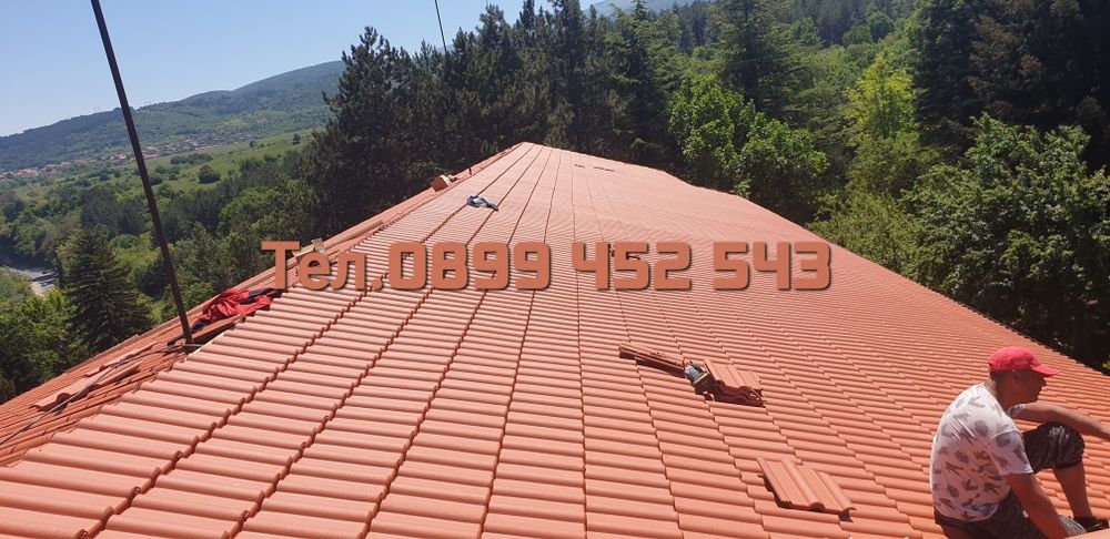 Ремонт на покриви Кричим