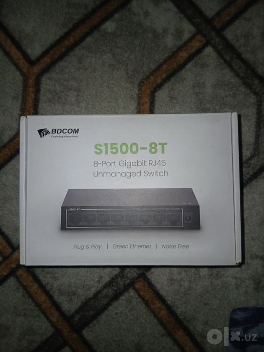 сетевой коммутатор (Ethernet Switch). 8 portli tarmoq kommutatori