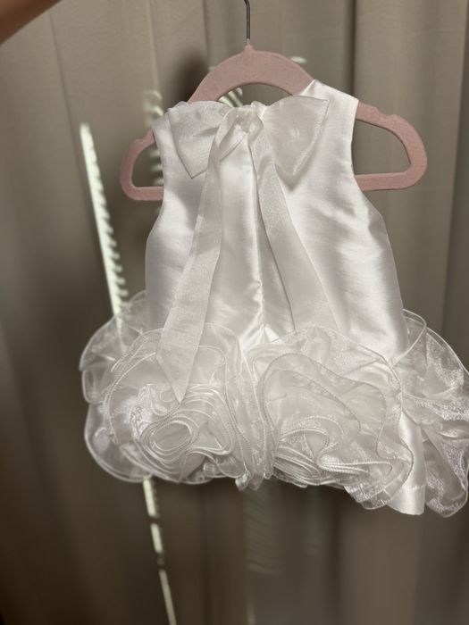 Бяла рокля Petite Fleur 12 м